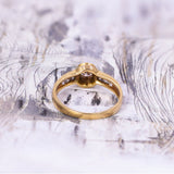 Vintage 18 Karat Gold Diamantring, 60er Jahre - Antichità Galliera