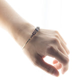 Vintage Armband aus 8 Karat Gold mit Granaten, 50er