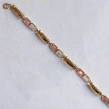 Vintage 18 Karat Gold Armband mit Brille, 70er Jahre