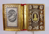 Französisches Reliquiar, Buchformat mit Stickerei. Ende des 800. Jahrhunderts - Antichità Galliera