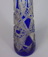 Bottiglia per profumo in cristallo molato, art decò ( anni 20/30 ) - Antichità Galliera