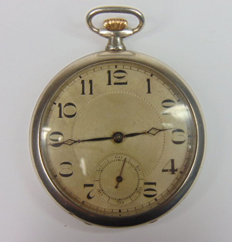 Orologio da tasca in argento, anni '20 - Antichità Galliera