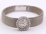 Lady Omega Armbanduhr aus 18 Karat Weißgold mit Diamanten im Brillantschliff. 60er Jahre - Antichità Galliera