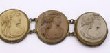 Lave Armband mit Metallrahmen, frühes 800. Jahrhundert - Antichità Galliera