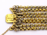 Armband aus 18 Karat Gold mit zentraler Kamee, 6 Drähten. Anfang des 900. Jahrhunderts - Antichità Galliera