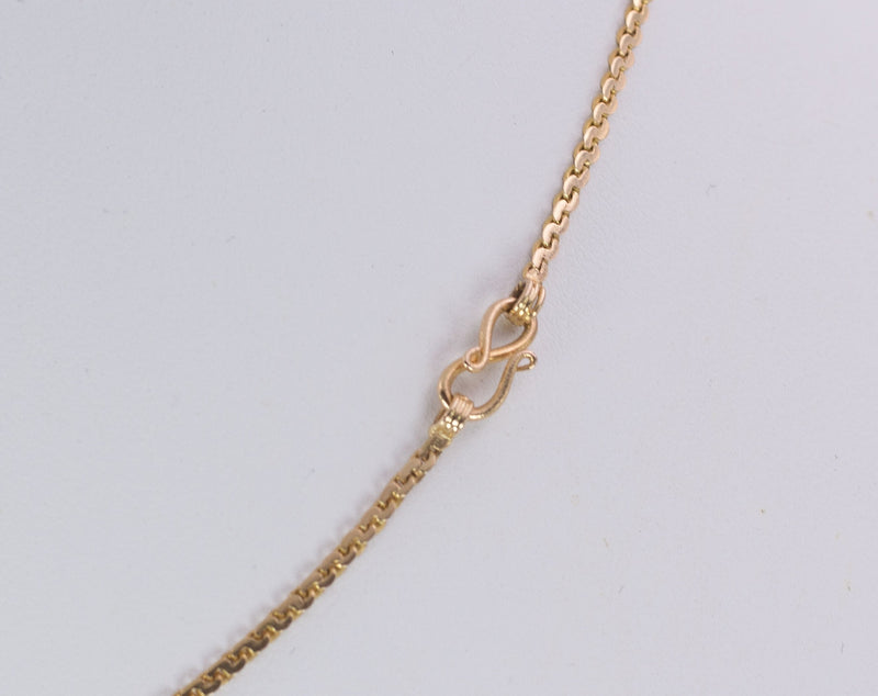 Collana vintage  in oro 14k e rubini , anni 80 - Antichità Galliera