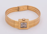 Lady Le Monde Armbanduhr aus 18 Karat Gold um 1950 - Antichità Galliera