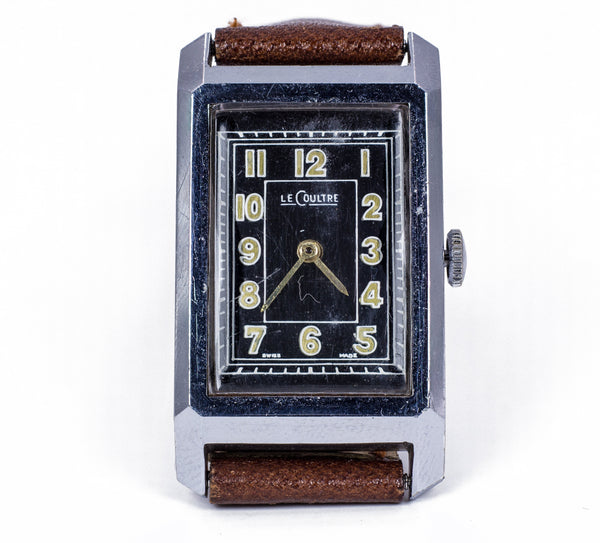 Orologio da polso vintage LeCoultre in acciaio , anni 40 - Antichità Galliera