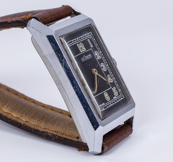 Orologio da polso vintage LeCoultre in acciaio , anni 40 - Antichità Galliera