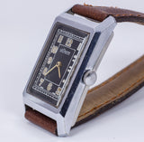 Vintage LeCoultre Stahlarmbanduhr, 40er Jahre - Antichità Galliera
