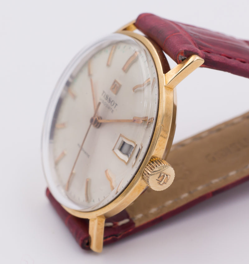 Orologio da polso Tissot Visodate automatico in oro 18k, anni 60 - Antichità Galliera