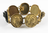 Goldarmband mit Lavasteinen, frühes 800. Jahrhundert - Antichità Galliera