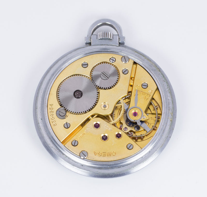 Orologio da tasca Omega in acciaio, 1939 - Antichità Galliera