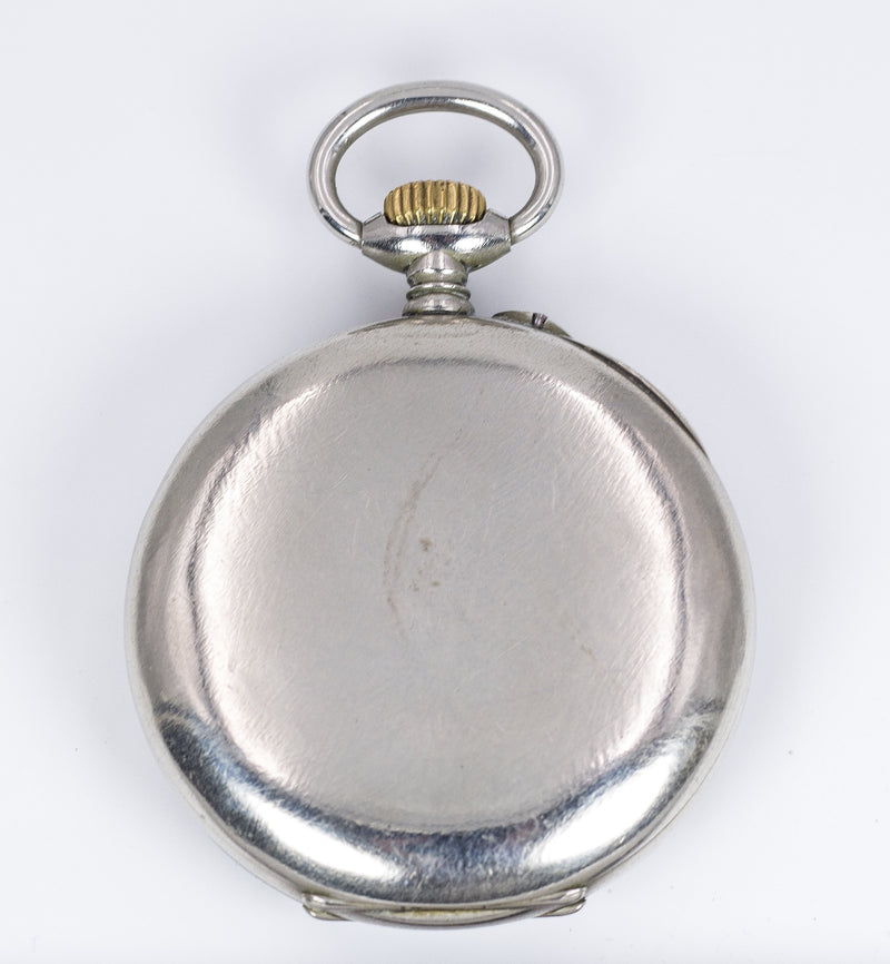 Orologio da tasca Zenith in acciaio , primi del '900 - Antichità Galliera