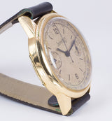 Orologio da polso cronografo Eberhard Pre-Extrafort in oro 18k, anni 30 - Antichità Galliera
