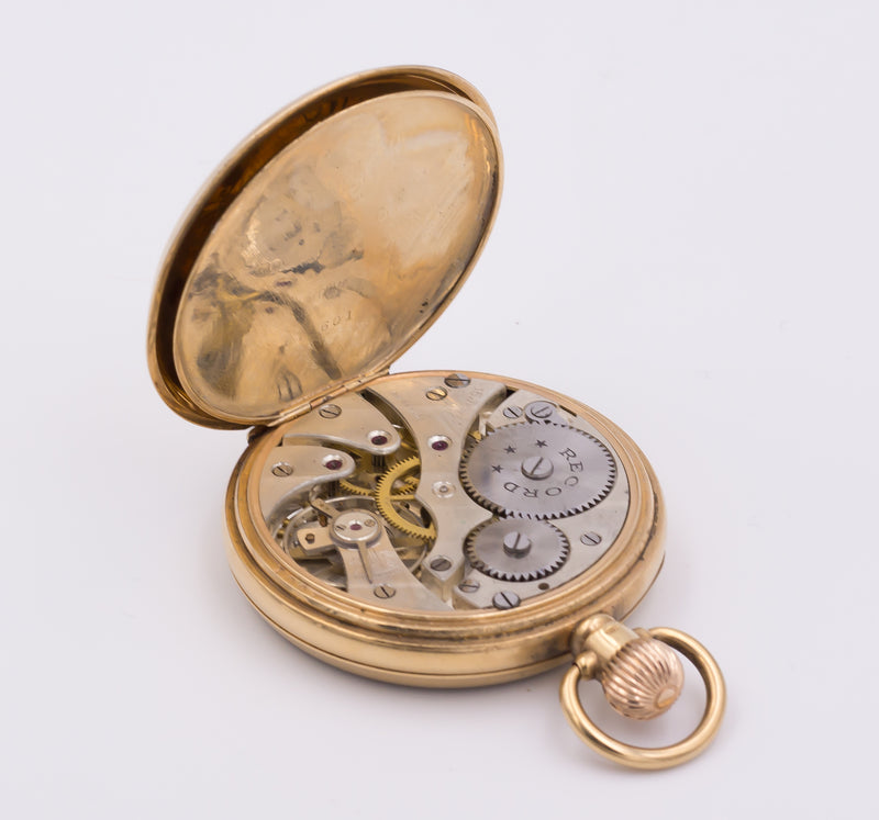 Nuovo Color Oro Singolo Albert Orologio Da Tasca Catena Catena - Foto 1