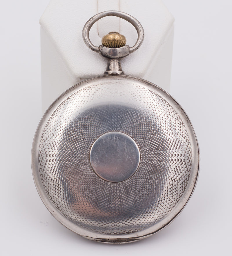 Omega savonette pocket watch in silver, early 1900s