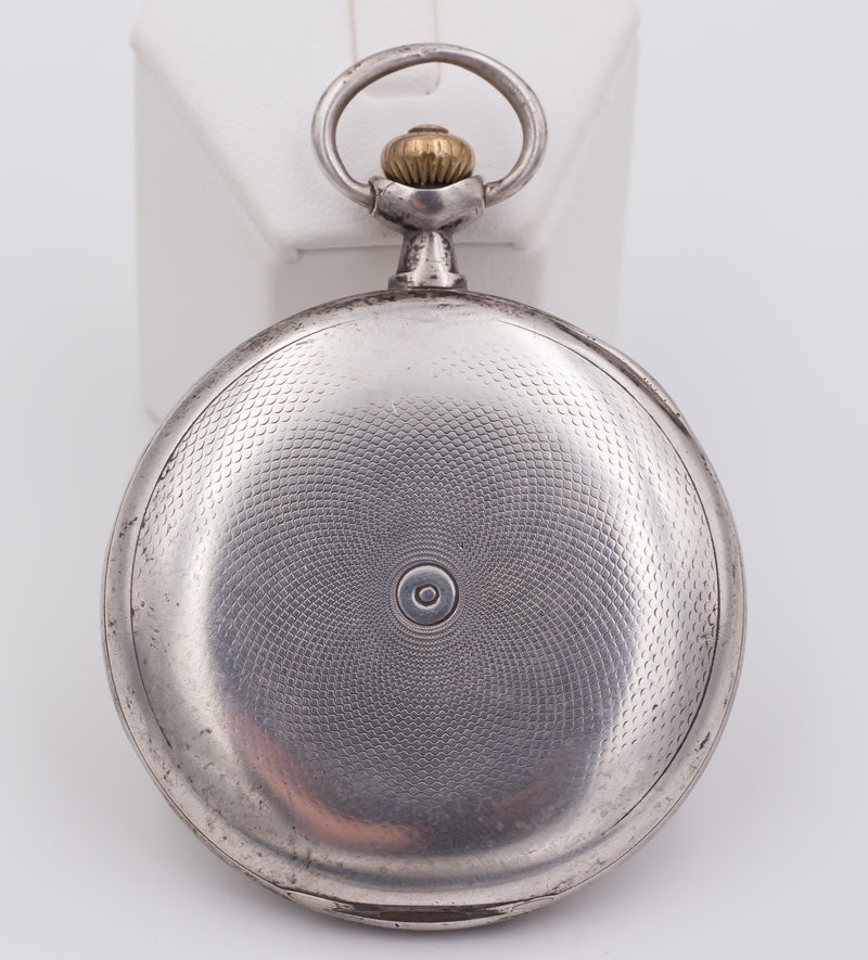 Omega savonette pocket watch in silver, early 1900s