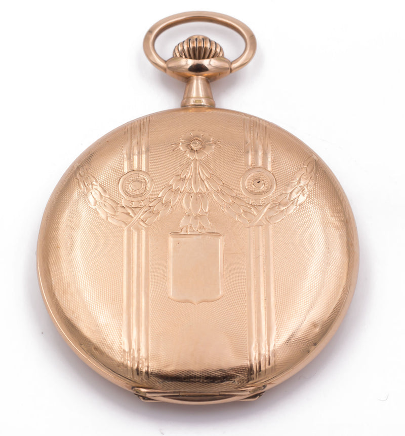 Orologio da tasca in oro 14k savonette , 1920 circa