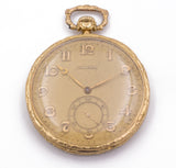 Longines pocket watch in 18k gold, 30s