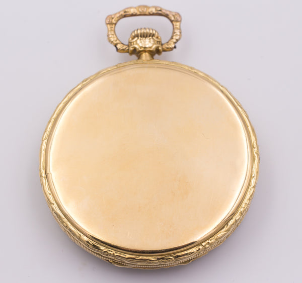 Longines pocket watch in 18k gold, 1930s