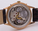 Movado Vintage Gold Armbanduhr mit vollem Kalender, 1950