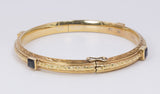 Antique bracelet in 18k gold with sapphires, late 800th century - Antichità Galliera