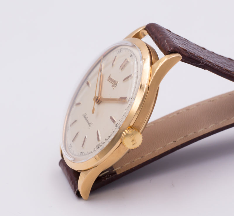 Orologio da polso vintage Eberhard automatico in oro 18k 1960