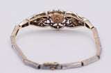 Liberty Halskette / Armband aus 18er Gold und Silber mit Diamanten und Onyx
