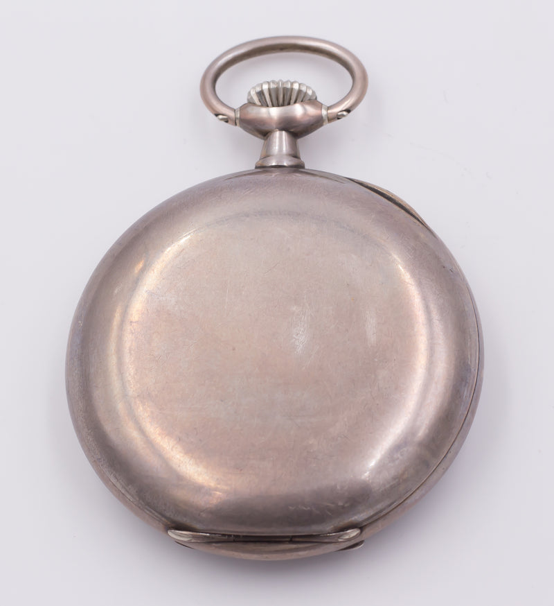 Orologio da tasca Omega in argento , primi del 900