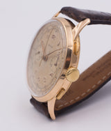 Vintage Revue chronograph in gold from the 50s