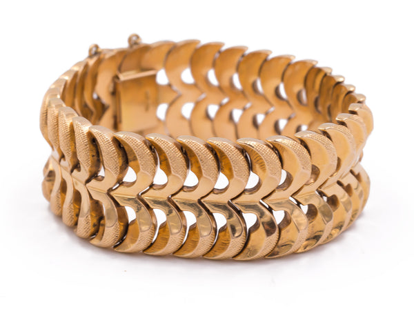 Bracciale vintage in oro 18k anni 50