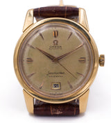 Omega Seamaster Vintage-Uhr aus 18 Karat Gold mit automatischem Hammer, 1952