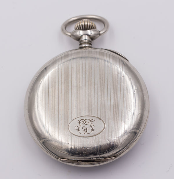 Vincit pocket chronograph in silver, early 1900s