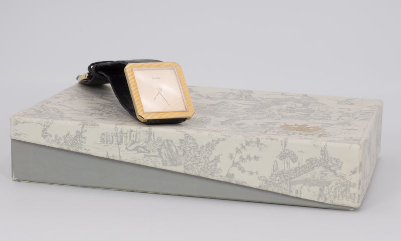 Orologio da polso vintage Piaget in oro 18k , anni 80