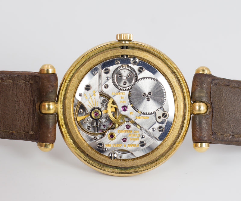 Van Cleef &amp; Arpels Lady vintage watch in 18k gold, 1970s / 1980s