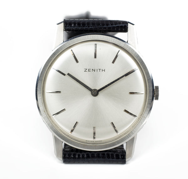 Montre-bracelet Zenith vintage en acier des années 1960