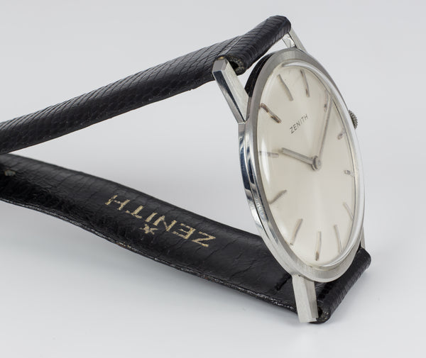 Zenith vintage steel wristwatch from the 1960s