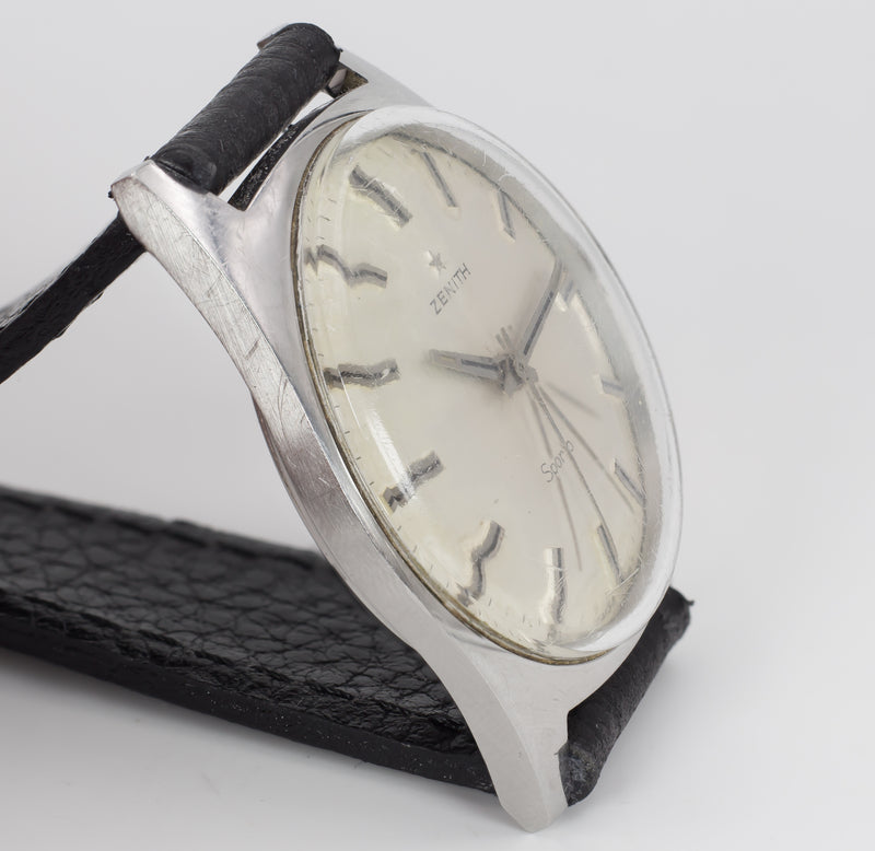 Vintage Zenith Sporto steel wristwatch, 1960s