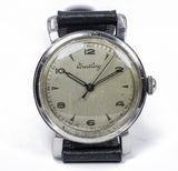 Montre-bracelet vintage Breitling en acier, années 1950