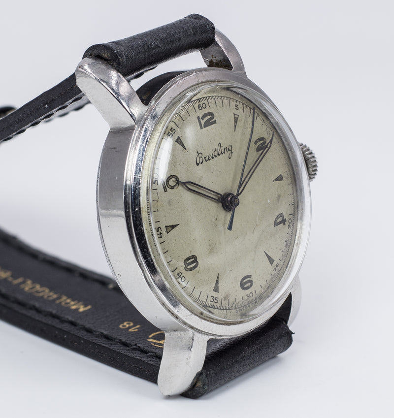 Orologio da polso Breitling vintage in acciaio , anni 50