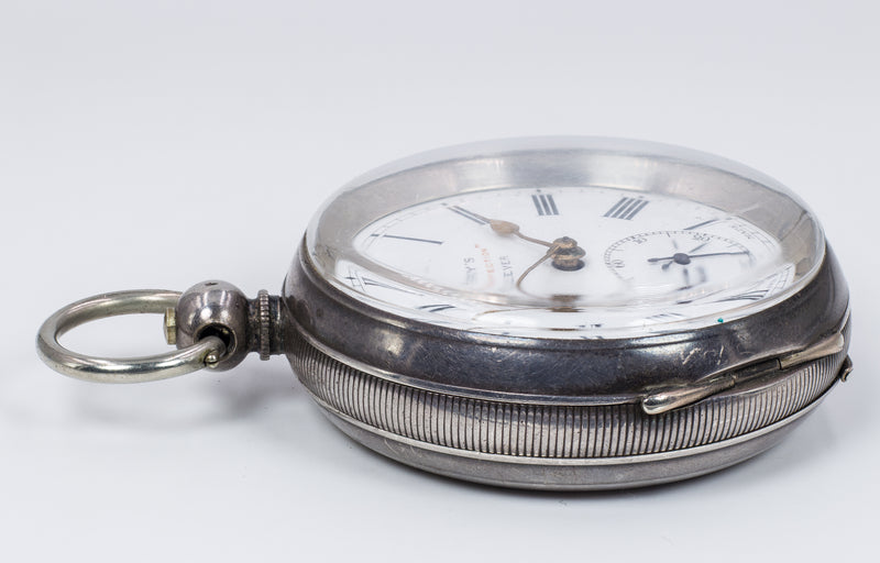 Orologio da tasca in argento a chiavetta , XIX secolo