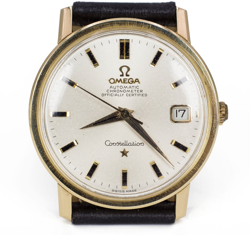 Orologio da polso vintage Omega Constellation Chronometer in oro 14k, anni 60