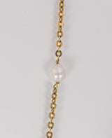 Collana vintage in oro 18k con perle scaramazze, anni 60