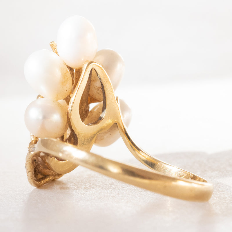 PAURO Anello da Uomo Annata in Acciaio Inossidabile Dorato Quadrato Dorato con P PAURO Anello da Uomo Annata in Acciaio Inossidabile Dorato Quadrato Dorato con P