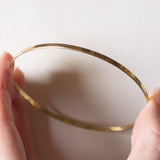 Гладкий браслет из 8-каратного золота, 60–70-е гг.