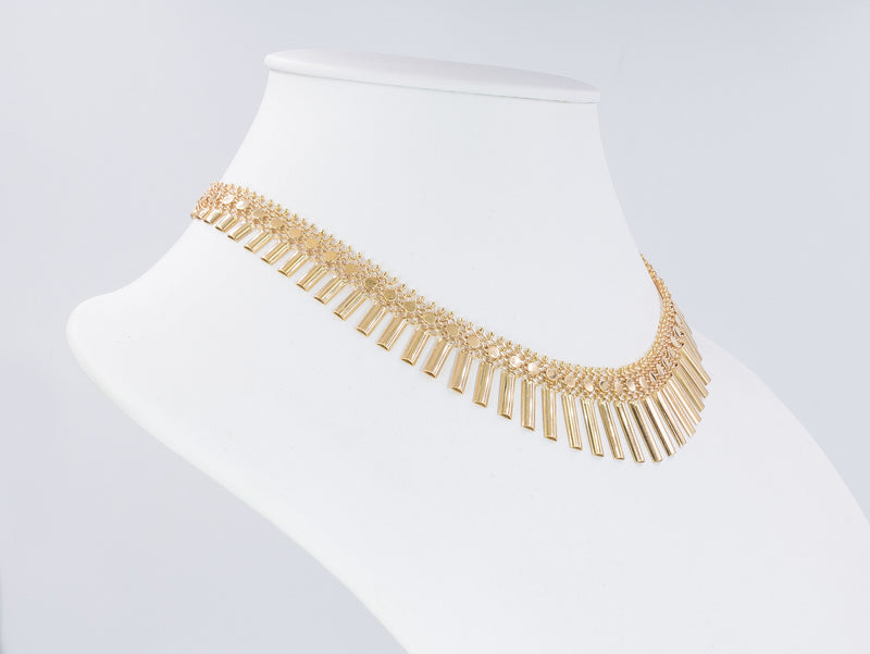 Vintage necklace in 18k yellow gold, 1940s