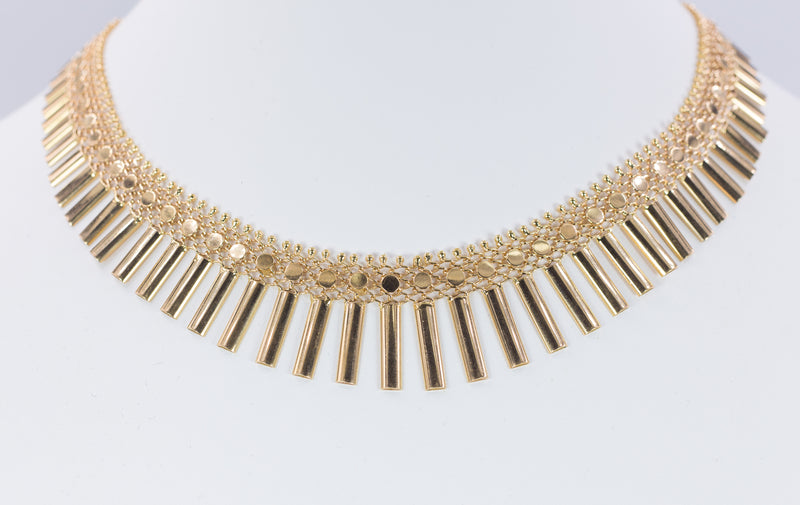 Vintage necklace in 18k yellow gold, 1940s