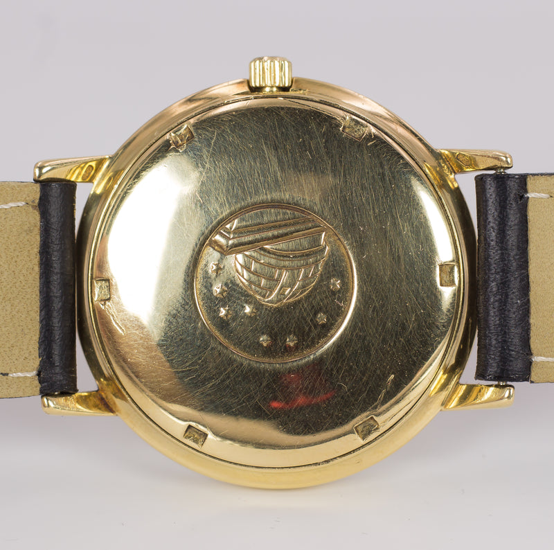 Orologio vintage Omega Constellation in oro 18k automatico con data, anni 60