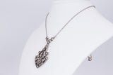Liberty necklace in gold and silver with diamond rosettes, 20s - Antichità Galliera